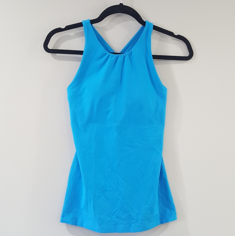 Lucy Activewear Turquoise Athletic Tank Top Sz XS